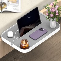 (Bed With Frame Between 0.7-3.7&quot;) Kiwifotos Bedside Shelf Removable Bedside Tray - £33.56 GBP