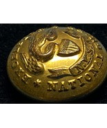 PRE CIVIL WAR, NEW YORK, NATIONAL GUARD, ARTILLERY, COAT BUTTON, D. EVAN... - $35.00