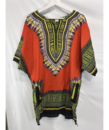 Dashiki Tribal African Tunic Top Beach Colorful Cover Caftan Pockets One... - $39.30 CAD