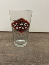 Minott&#39;s BLACK STAR Double Hopped Premium Lager Beer Pint Glass - $10.00