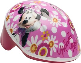 Bell Disney Junior Minnie Mouse Pink Flowers Polka Dot Toddler Bicycle Helmet 3+ - £18.96 GBP