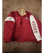 VTG Rare San Francisco 49ers Jacket Mens 2XL Red FZIP Puffer Pro Line 90... - $2,275.79 MXN