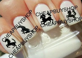 Ferrari, Mustang, Prancing Horse》4 Different Designs》Nail Art Decals - $9.16
