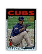 2021 Topps Chrome Silver Pack Mojo #86TC-91 Brailyn Marquez  Chicago Cubs - £1.01 GBP