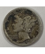 1921 10C Mercury Dime En Très Bon État, Complet Jantes &amp; 4-Digit Rendez-... - $1,985.97 MXN