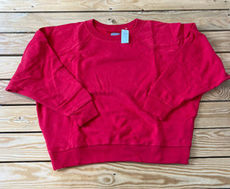 gap NWT women’s pullover sweatshirt size Medium Petite PM red P7 - £19.16 GBP