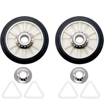 Oem Rear Drum Roller Kit For Whirlpool LGN2000KQ1 LE5800XSW3 LER3622PQ0 New - £16.23 GBP