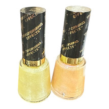 2 Revlon Transforming Effects Nail Enamel Polish Top Coat 775 Gold Glaze745 Pink - £15.07 GBP