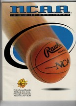 1997 NCAA Tournament Program Pittsburgh Coppin State Texas Wisconsin New... - £23.65 GBP