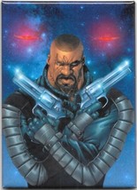 Marvel Comics Bishop with Pistols Art Image Refrigerator Magnet X-Men NE... - £3.11 GBP