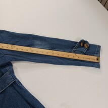 Women's Blue Denim Jacket Coat Pockets Size XL  image 7