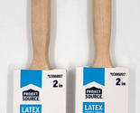Two Project Source 2&quot; Polyester Angled Trim House Wall Paint Brush Handc... - $16.00