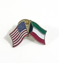 United States and Kuwait Friendship Flags Lapel Pin - £7.72 GBP
