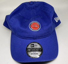 Detroit Pistons NE 9Twenty Core Classic Cotton Strapback Men&#39;s Hat Cap Medium - £12.50 GBP