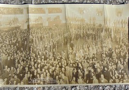 &quot;Yard Long&quot; Photo Jewish War Veterans 1945~ Kings County Brooklyn NY - £108.30 GBP