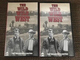 The Wild Wild West 2 VHS tape lot Columbia House 4 episodes clamshell case TV - £7.12 GBP