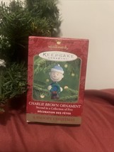 Hallmark Keepsake Charlie Brown Ornament A Snoopy Christmas NIB - £31.78 GBP