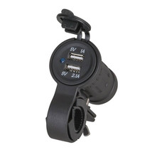  Motorcycle Dual USB Socket Mount - £38.43 GBP