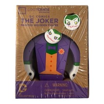 DC Comics The Joker Painted Wooden FIgure Lootcrate Exclusive Figurine 4... - £3.92 GBP