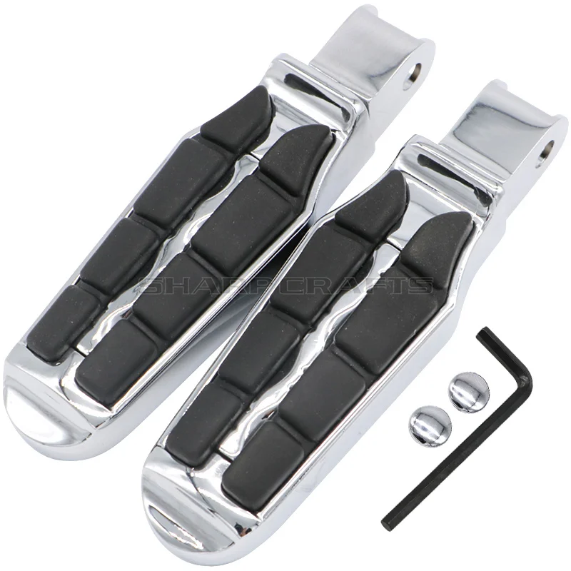 Motorcycle Pedal Rider Front Foot Pegs Footrests Footpegs Fit   Steed VLX400 VLX - £165.11 GBP