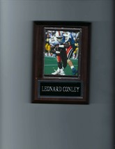 LEONARD CONLEY PLAQUE MIAMI HURRICANES FOOTBALL NFL - £2.36 GBP