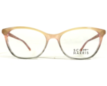 Scott Harris Eyeglasses Frames SH-626 C3 Yellow Pink Clear Cat Eye 53-16... - $69.55