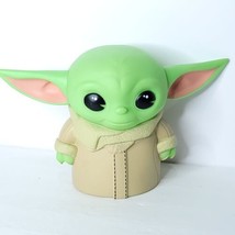 Baby Yoda Grogu The Child Coin Piggy Bank Star Wars Coin Bank PVC  Manda... - £21.78 GBP
