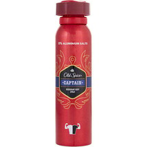 Old Spice Captain By Shulton Deodorant Spray 5 Oz For Men - $23.22