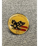 Vintage VA- Putting Veterans First Tie Lapel Pin  KG JD - £9.34 GBP