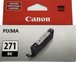 Genuine Canon Pixma 271 - Black Ink Cartridge New Sealed  - $12.86