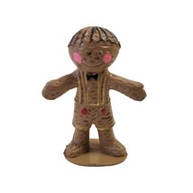 Vintage Diener Gingerbread Man Figure 1970s Hong Kong Boy 2.5&quot; PVC Toy C... - £9.12 GBP