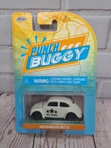 NEW Jada Punch Buggy VW Beetle White All Stars 1/64 Diecast VOLKSWAGEN S... - £9.63 GBP