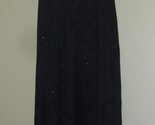 Long Black Dress Size 8 Polyester and Spandex Material - $29.65