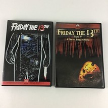 Friday The 13th Movie Bundle 2 DVDs Original Part V A New Beginning Jason  - £11.82 GBP