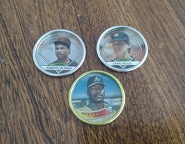 1990 Topps Coins Baseball Card LOT 3 Roberto Alomar Dave Stewart Craig Biggio - £3.73 GBP