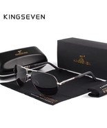 KINGSEVEN Vintage Men Polarized Sunglasses Aluminum Magnesium Sun - $8.04 CAD+