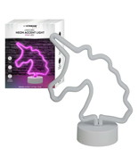 Xtreme Lit Unicorn Table Neon Lamp, 4 Hour Timer, Battery Powered 3 A 10... - $27.77 CAD
