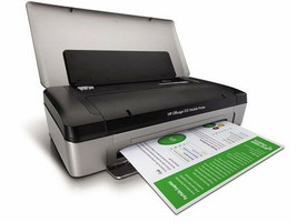 Reduced 25%-HP OfficeJet 100 Mobile Printer + Battery + Accessories - £111.46 GBP