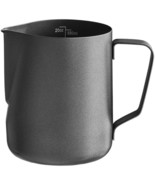 Acopa 20 oz. Black Frothing Pitcher / Measuring Lines-Non-stick coating - $69.29