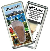 Tallahasse, FL FootWhere® Souvenir Magnet. Made in USA - £6.40 GBP