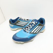 Adidas Adizero Light One Golf Shoes Blue White Cleats Size 10 Lace Up Q4... - $26.99