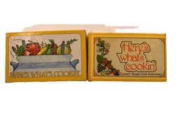 Here’s What’s Cookin Recipe Cards in Original Box Open Boxes Current Inc - £9.94 GBP