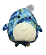 Squishmallows Luther Shark 8 Inch Plush Tie Die Stuffed Animal Soft Blue New