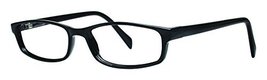 Brave Unisex Eyeglasses - Modern Collection Frames - Black 52-15-140 - $59.00