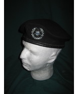 Vintage OBSOLETE ISREALI Israel Military Border Police Black Beret  - $1,139.97 MXN