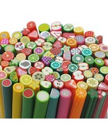 Fujiyuan 20 PCS Mixed Fruit Fimo Polymer Clay Cane Rod Nail Decorations ... - €3,87 EUR
