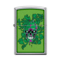 Zippo Lighter - Hidden/Laughing Skull Meadow - 854045 - $26.06