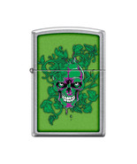 Zippo Lighter - Hidden/Laughing Skull Meadow - 854045 - £20.83 GBP