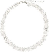 Natural White Puka Chip Shell Choker Necklaces for Women Hawaiian Beach Seashell - £18.76 GBP