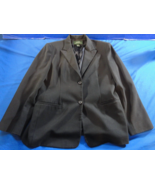 2 Button RALPH LAUREN POLO Designer Suit BUSINESS WORK Jacket BLACK WOME... - $30.59